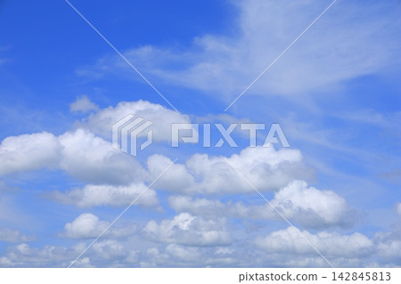 Clouds floating in the blue sky Clouds floating in the blue sky 142845813