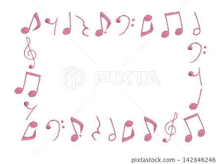 【橫框音符】手工刺繡插圖材料 142846246
