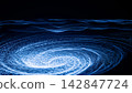 一幅漩渦吞噬一群發光粒子的圖像。 142847724