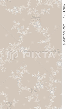 Ornate Mixed Style Floral and Butterfly Seamless Pattern Set for Textile Art Ornate Mixed Style Floral and Butterfly Seamless Pattern Set for Textile Art 142847887