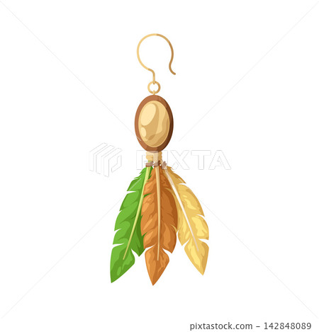 Illustration of Traditional Earrings Illustration of Traditional Earrings 142848089