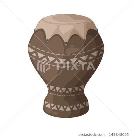 Illustration of Traditional Drum Illustration of Traditional Drum 142848095