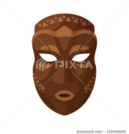 Illustration of Traditional Mask Illustration of Traditional Mask 142848098