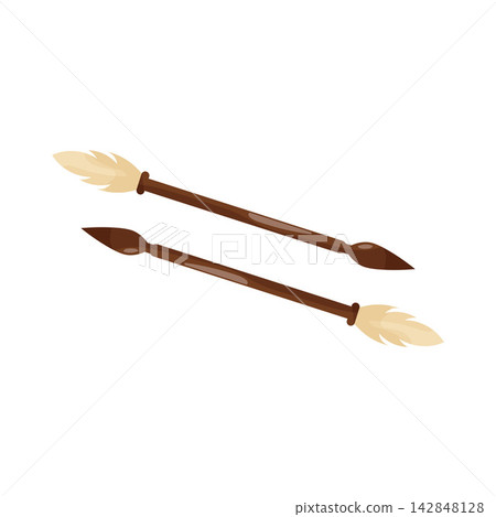 Illustration of Hunting Tradition Tools Illustration of Hunting Tradition Tools 142848128