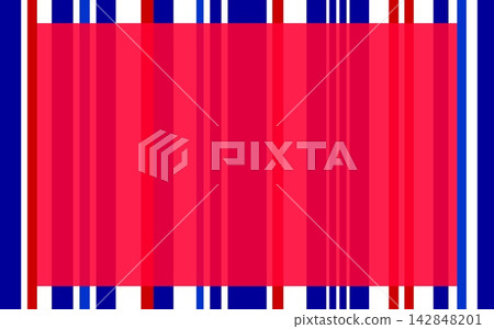 Striped frame in navy, red, and white. Striped frame in navy, red, and white. 142848201