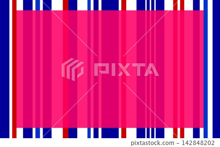 Striped frame in navy, red, and white. Striped frame in navy, red, and white. 142848202