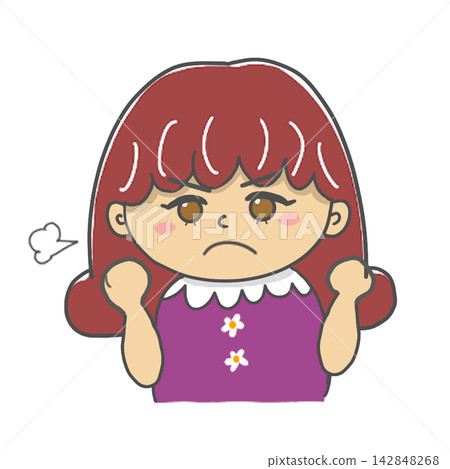An illustration of a motivated woman. An illustration of a motivated woman. 142848268