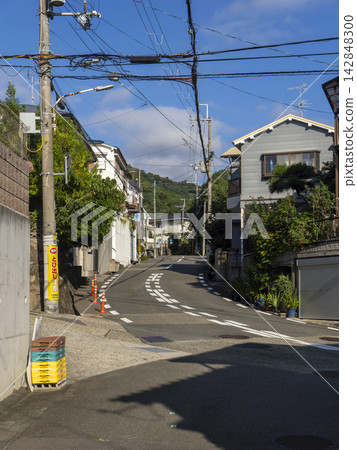 New residential area on a slope New residential area on a slope 142848300