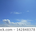 White clouds floating in the blue sky 142848378