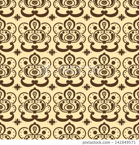 Seamless floral fabric spring for pattern backgrounds and all designs Seamless floral fabric spring for pattern backgrounds and all designs 142849571