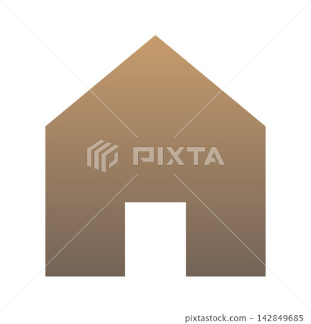 Home Icon - Simple - House - Homepage - Website - Vector Illustration 142849685