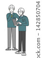 Businessmen at a meeting site 142850704