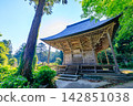 Early summer at Rengehoji Temple, Hasso-do Hall, on Mount Kohiei, Sado Island, Sado City, Niigata Prefecture 142851038