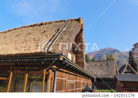 Gassho-zukuri houses in the Ainokura settlement of Gokayama 142851176