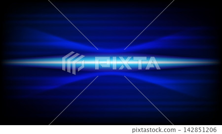 Futuristic background with a horizontal central beam of light and glowing soft wave movement effects Futuristic background with a horizontal central beam of light and glowing soft wave movement effects 142851206