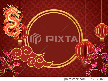 中式畫框設計 中式畫框設計 142851822