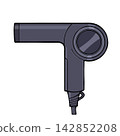 Simple hair dryer (black) 142852208