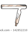 A long, elegant hair dryer 142852210