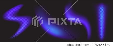 Abstract tech smooth lines with halftone pattern Abstract tech smooth lines with halftone pattern 142853170