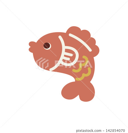 Sea bream vector illustration material Sea bream vector illustration material 142854070