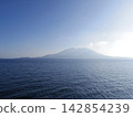 Sakurajima as seen from the sea 142854239