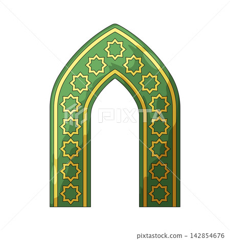 Illustration of Mosque Gate Illustration of Mosque Gate 142854676