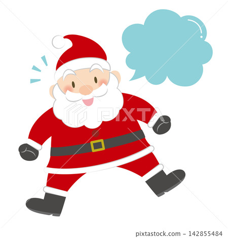 A cute smiling Santa Claus (with outlines) A cute smiling Santa Claus (with outlines) 142855484
