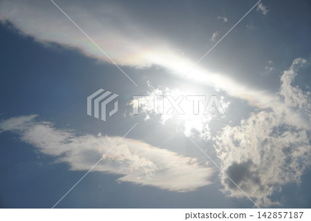 陽光透過雲層照耀 陽光透過雲層照耀 142857187
