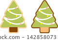 Iced cookies (tree) 142858073