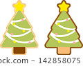 Iced cookies (Christmas tree) 142858075