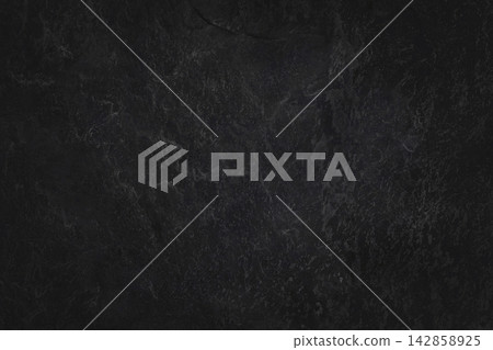 Dark grey black slate texture in natural pattern with high resolution for background and design art work. Black stone wall. Dark grey black slate texture in natural pattern with high resolution for background and design art work. Black stone wall. 142858925
