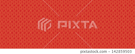 Traditional Japanese wave pattern with elegant Asian motifs creates seamless background texture perfect for oriental design projects and decorative applications. Traditional Japanese wave pattern with elegant Asian motifs creates seamless background texture perfect for oriental design projects and decorative applications. 142859503
