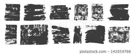 Ink roller stamp, linocut overlay set. Scribble with rough ink edges textured background. Vintage paper effects, and distressed graphic. Vintage letterpress rough grain surface. Ink roller stamp, linocut overlay set. Scribble with rough ink edges textured background. Vintage paper effects, and distressed graphic. Vintage letterpress rough grain surface. 142859766