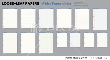 Loose Leaf Notebook Paper Set Letter white college wide dotted cross engineering Punched Binder Holes Printable Loose Leaf Notebook Paper Set Letter white college wide dotted cross engineering Punched Binder Holes Printable 142860187
