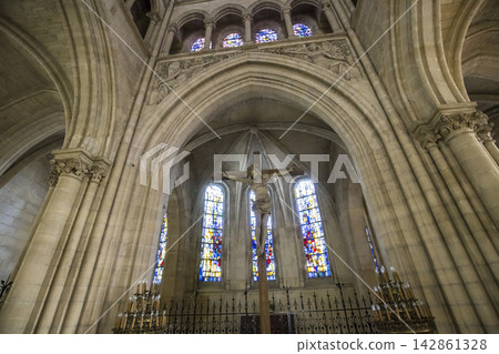 St Gervais St Protais cathedral, Givors, Oise, France St Gervais St Protais cathedral, Givors, Oise, France 142861328