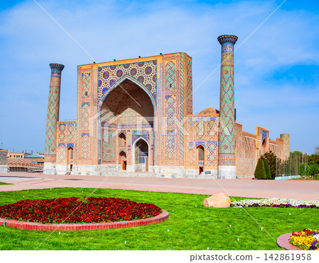 Registan Ulugh Beg Madrasah in Samarkand 142861958