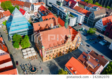 Ulm Minster aerial panoramic view, Germany Ulm Minster aerial panoramic view, Germany 142862070