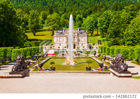 Schloss Linderhof Palace in Bavaria, Germany 142862172