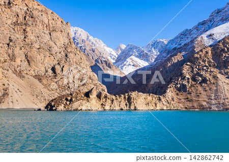 Seven Lakes in Fann mountains in Tajikistan Seven Lakes in Fann mountains in Tajikistan 142862742