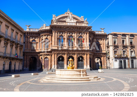 Teatro Massimo Bellini theater in Catania, Sicily Teatro Massimo Bellini theater in Catania, Sicily 142862825