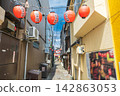 A daytime scene of Tanuki Alley/Hachinohe Yokocho in Aomori Prefecture, Hachinohe City 142863053