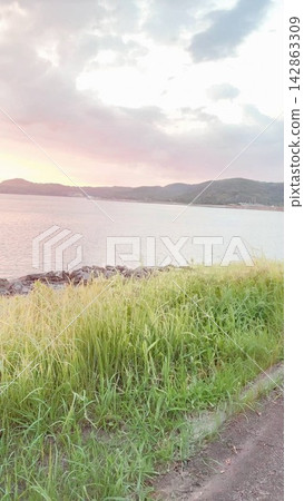 從小濱島眺望小濱溫泉 從小濱島眺望小濱溫泉 142863309