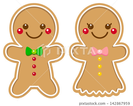 Ginger cookie illustration material 5 Ginger cookie illustration material 5 142867959
