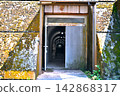 Entrances and exits to the inside of the dam 142868317