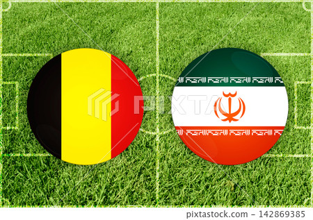 Belgium vs Iran football match Belgium vs Iran football match 142869385