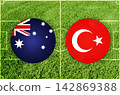 Australia vs Turkey football match 142869388