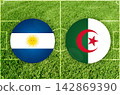 Argentina vs Algeria football match 142869390