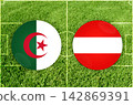 Algeria vs Austria football match 142869391