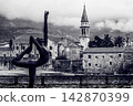 Budva Old Town With Iconic Dancer Statue 142870399