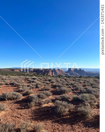 A beautiful view of red rock canyons in Canyonlands National Park, Utah. A beautiful view of red rock canyons in Canyonlands National Park, Utah. 142871481